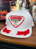 Vintage Raddon Construction Patch Trucker Hat