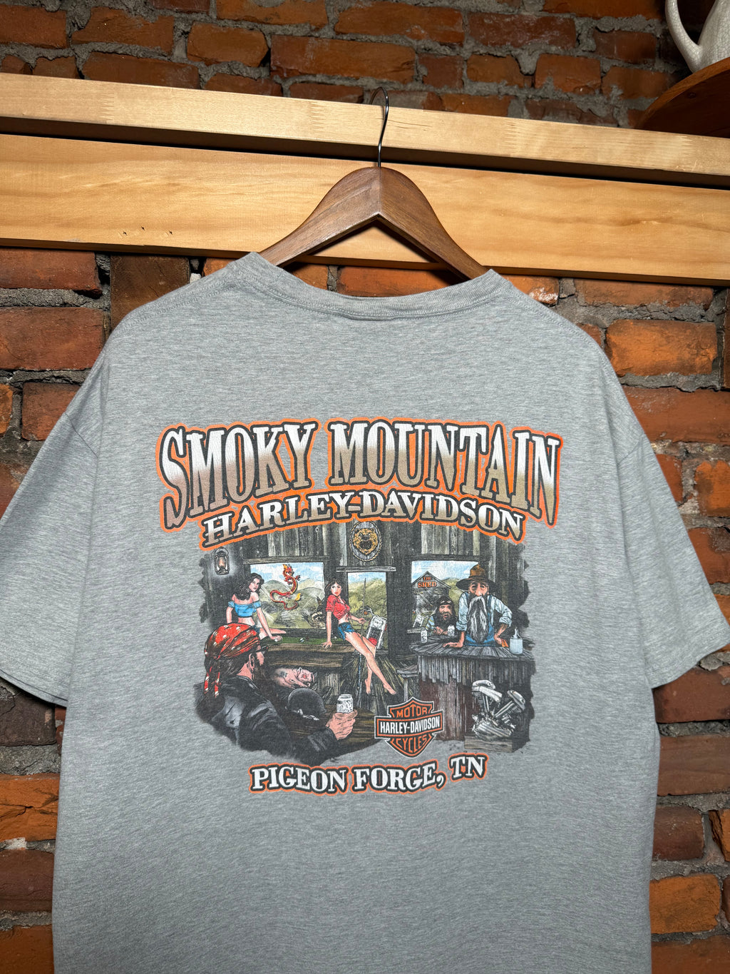 2000s Harley Davidson Smoky Mountains T-Shirt (XL)