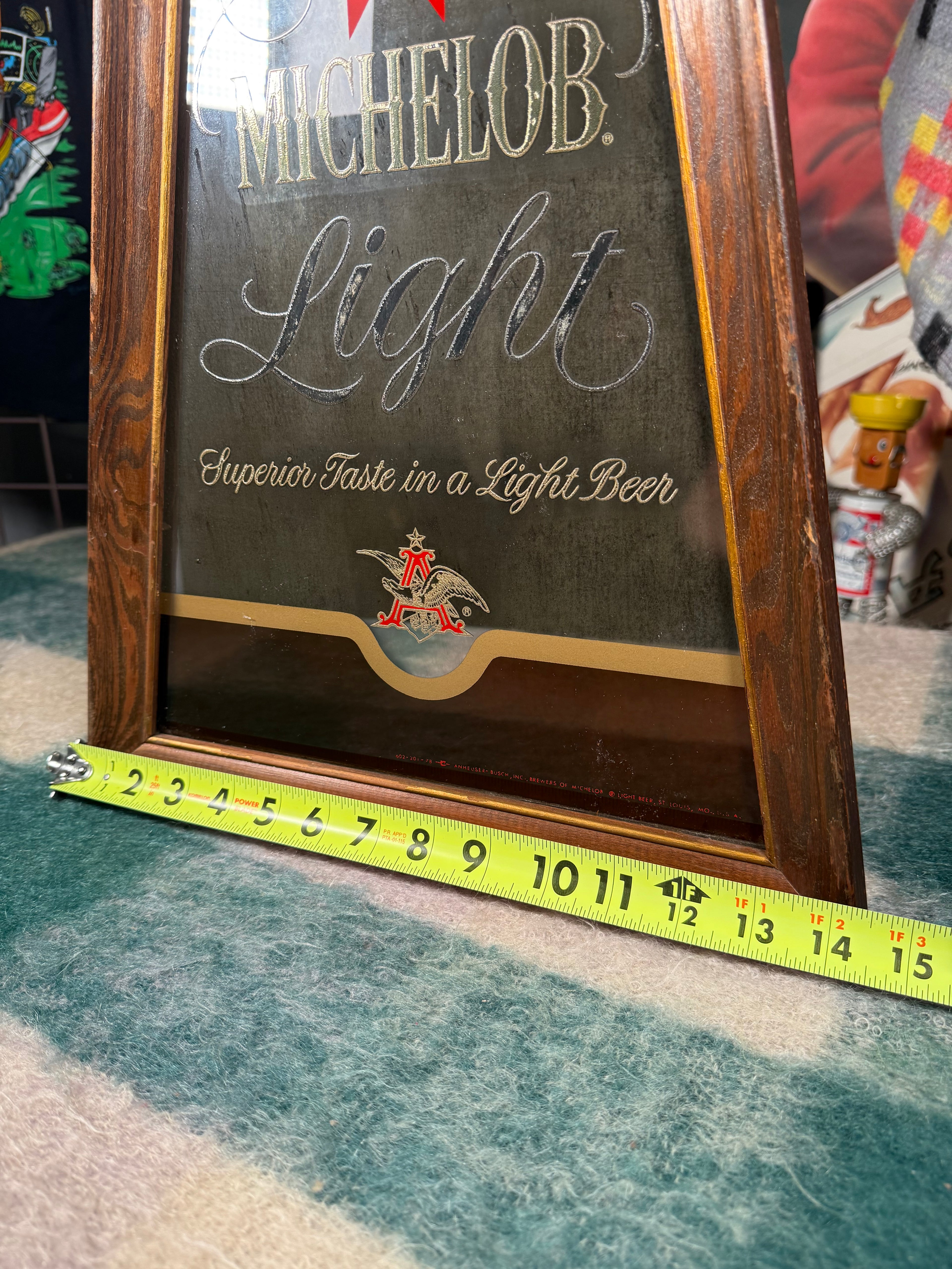 Vintage Michelob Bar Mirror (14x20inch)