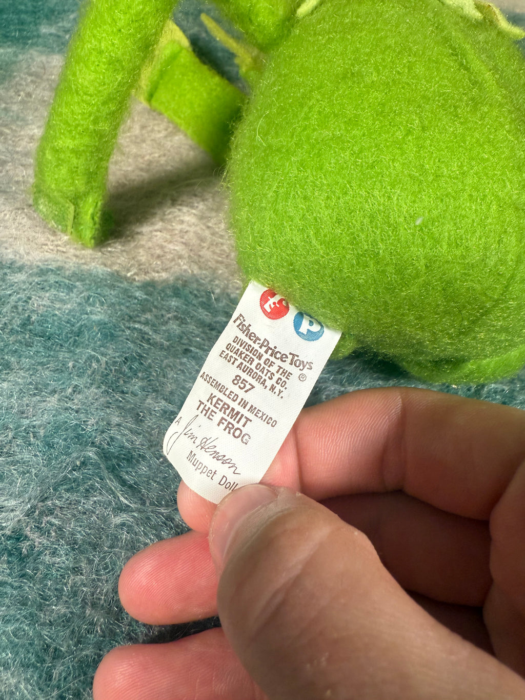 Vintage 1981 Kermit Plush