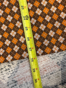 Vintage 70s Big Collar Pattern Shirt (M)