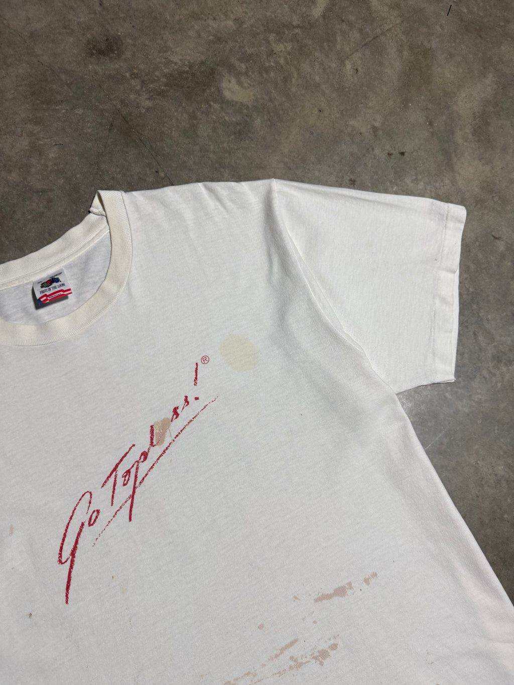 Vintage Go Topless Sole Suckers Bar Tee (XL)