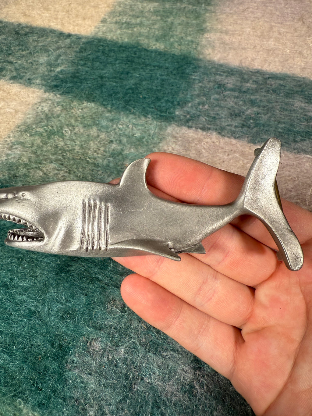 Vintage 3D Shark Belt Buckle