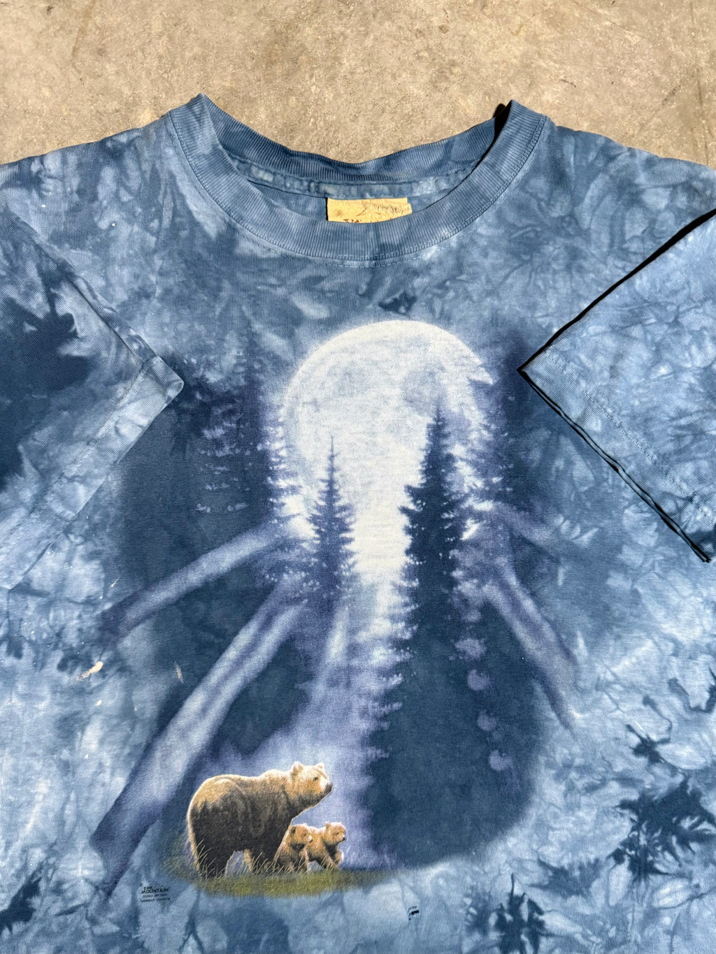 Vintage 2003 The Mountain Bear Tie Dye Shirt (M)