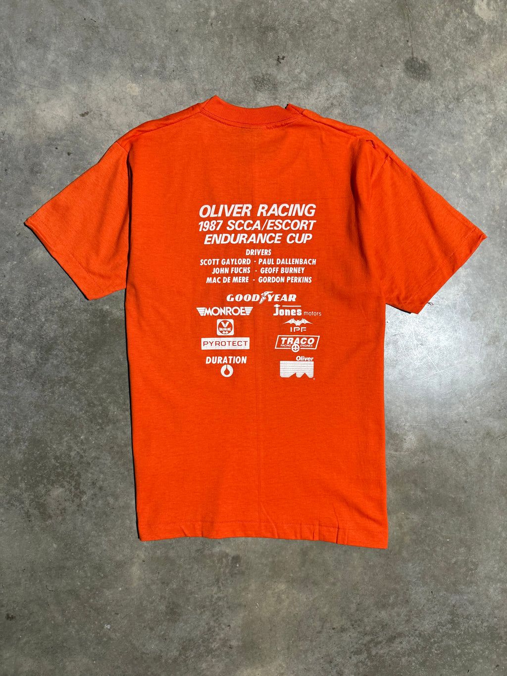 Vintage 1987 Oliver Racing Double Sided Shirt (M)