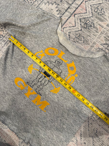 Vintage 80s Golds Gym Cutoff Sweatshirt (M)