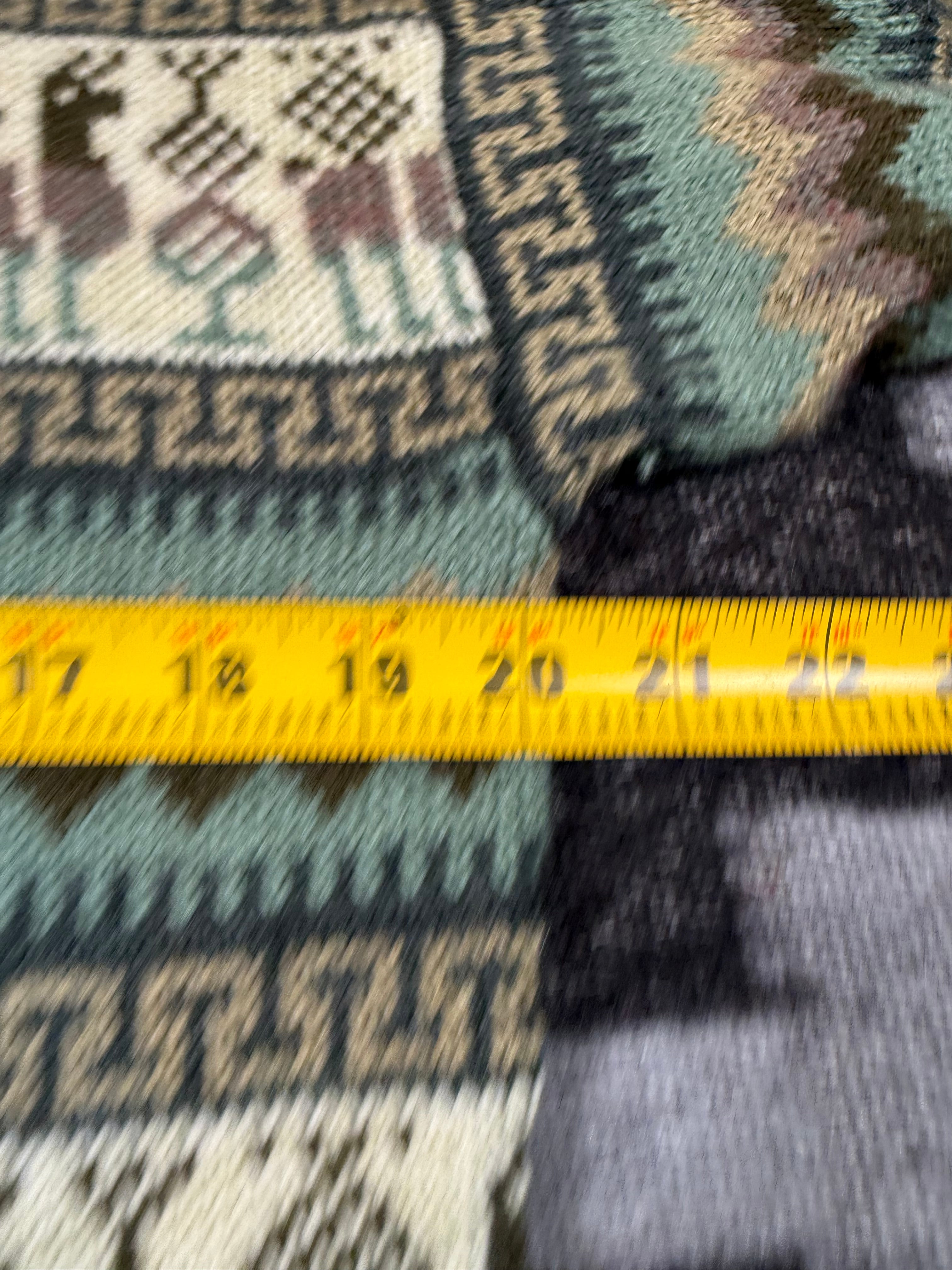 Vintage Knit Lama Zip Up Sweater (WM)