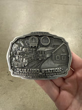 Load image into Gallery viewer, Vintage Durango Station Belt Buckle
