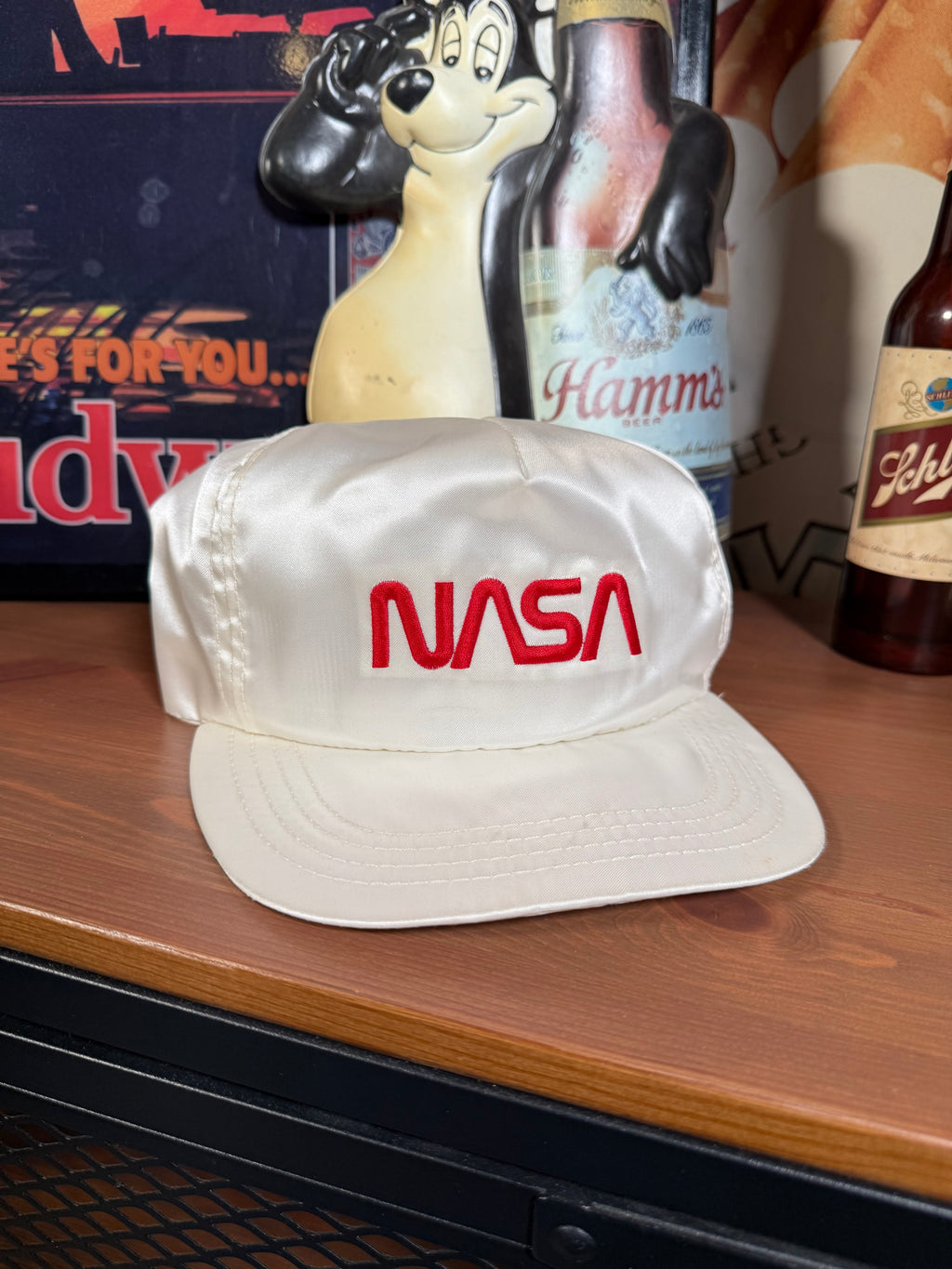 Vintage Nasa Satin Snapback Hat (Flaw)