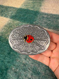 Vintage Ladybug Belt Buckle