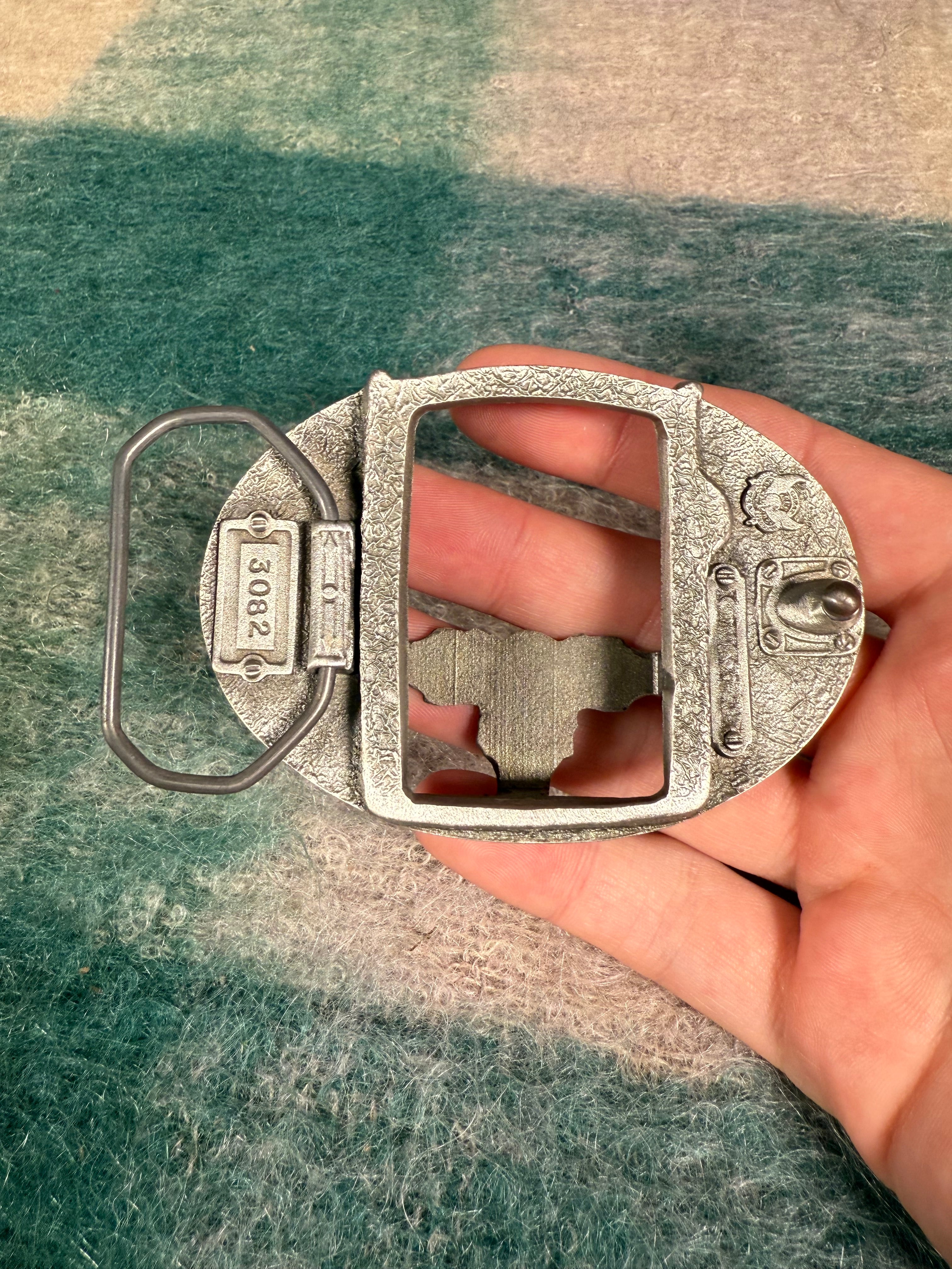 Vintage Zippo Lighter Holder Belt Buckle