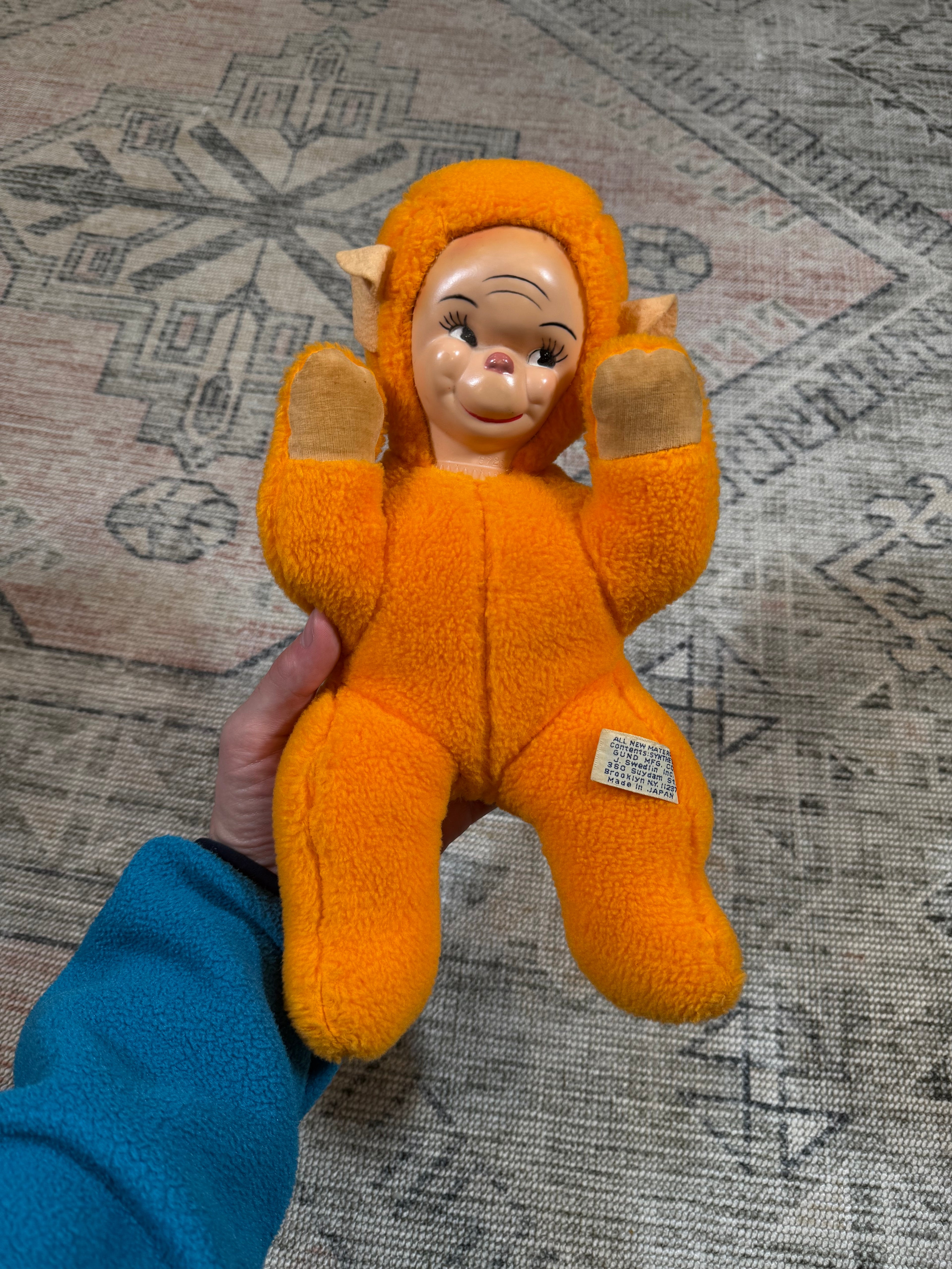 True Vintage Gund Orange Plush
