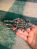 Vintage Skeleton Hand With Ring Belt Buckle