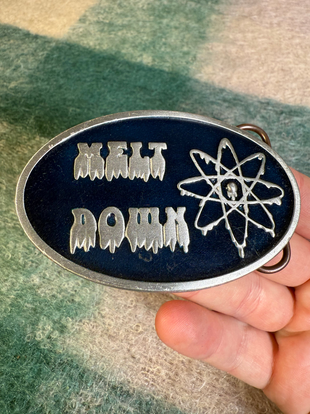 Vintage Melt Down Belt Buckle