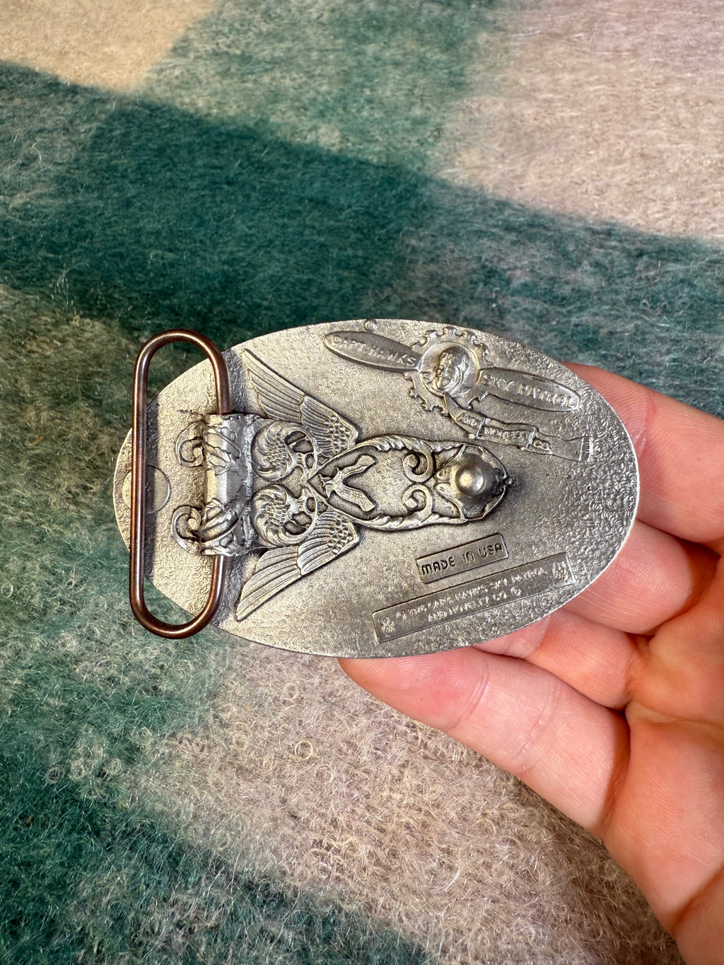 Vintage Melt Down Belt Buckle
