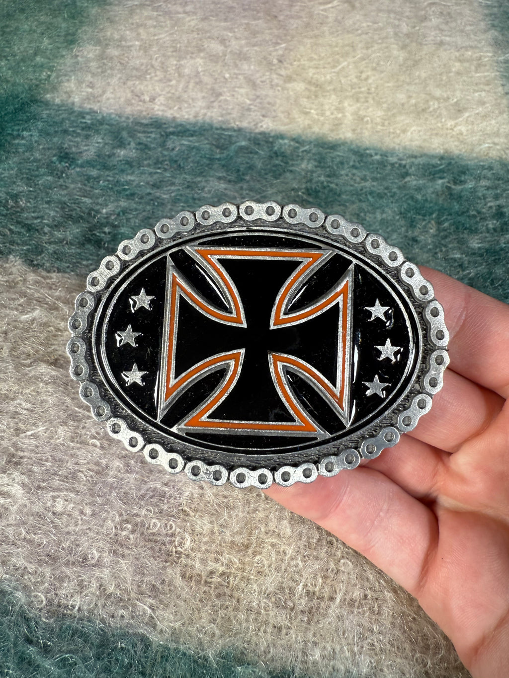 Vintage 2000s Choppers Bike Chain Belt Buckle