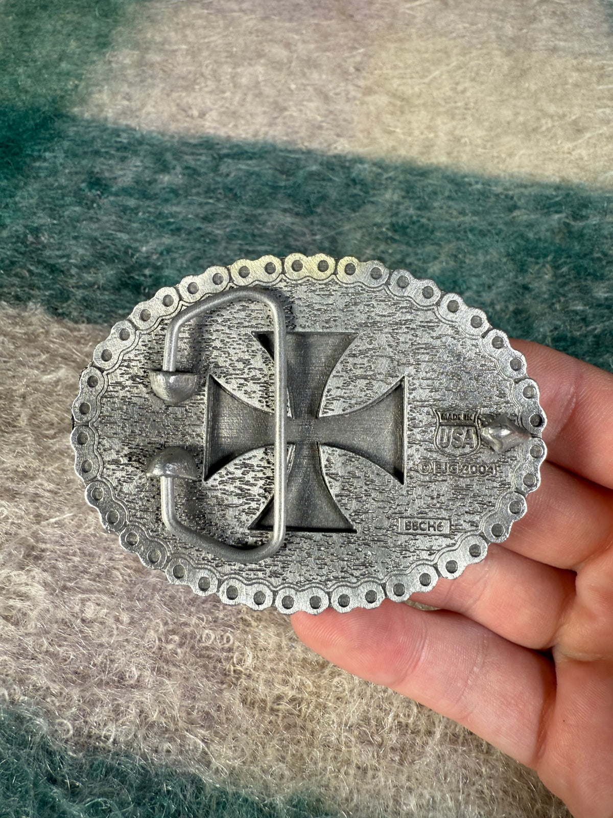 Vintage 2000s Choppers Bike Chain Belt Buckle