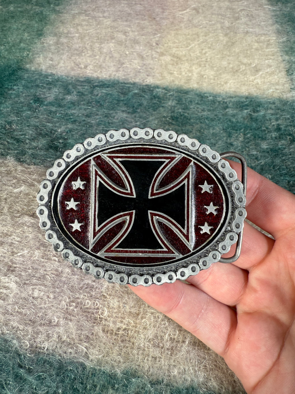 Vintage 2000s Bike Chain Chopper Belt Buckle