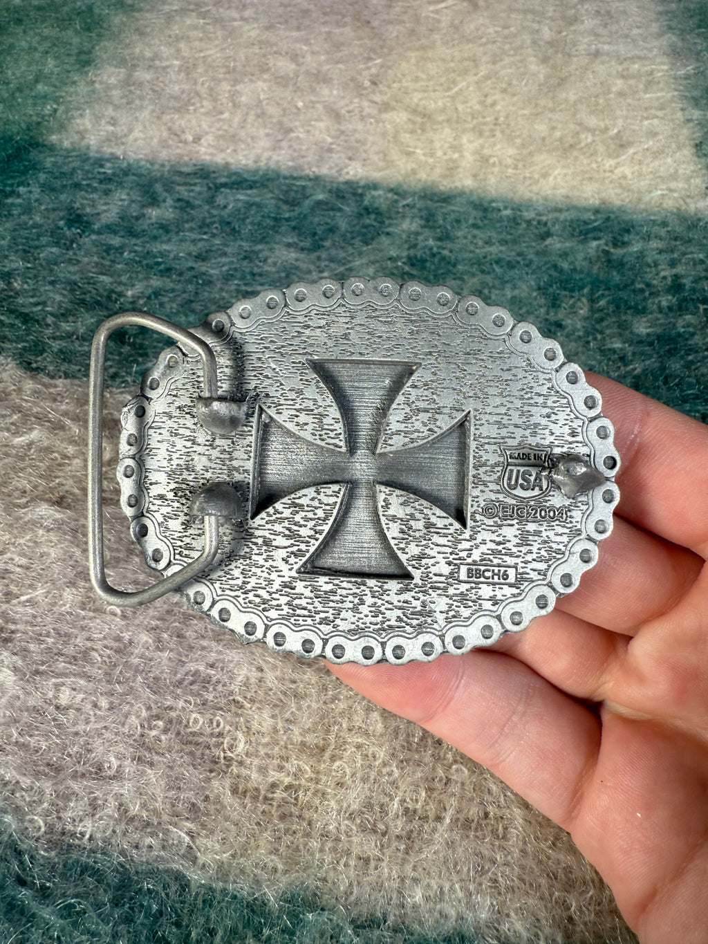 Vintage 2000s Bike Chain Chopper Belt Buckle