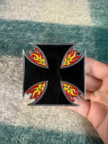 Vintage 2000s Flaming Choppers Belt Buckle