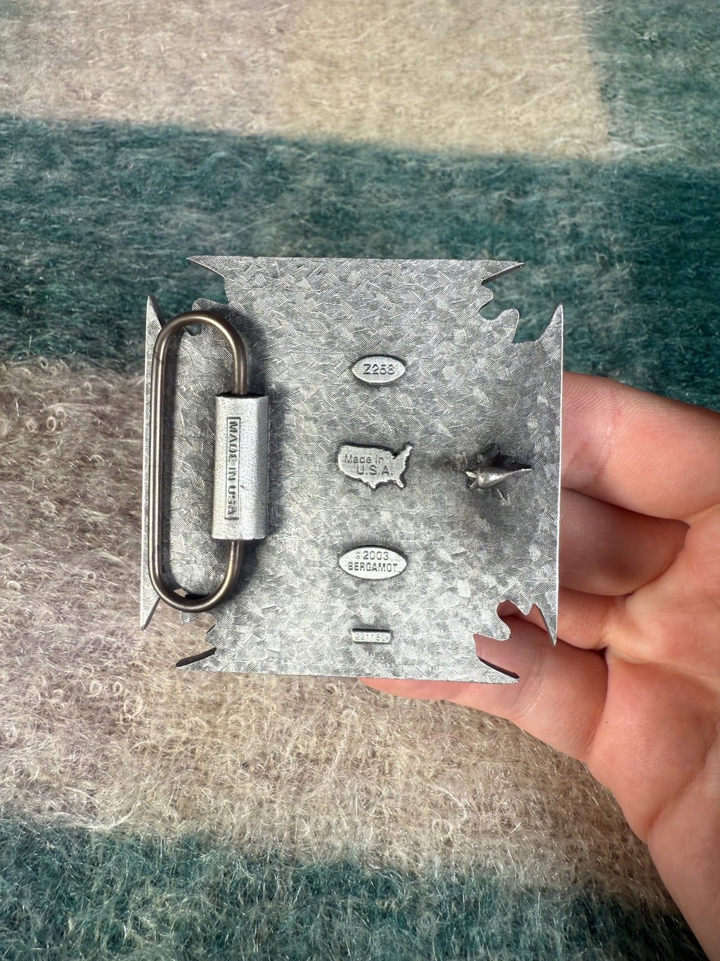 Vintage 2000s Flaming Choppers Belt Buckle