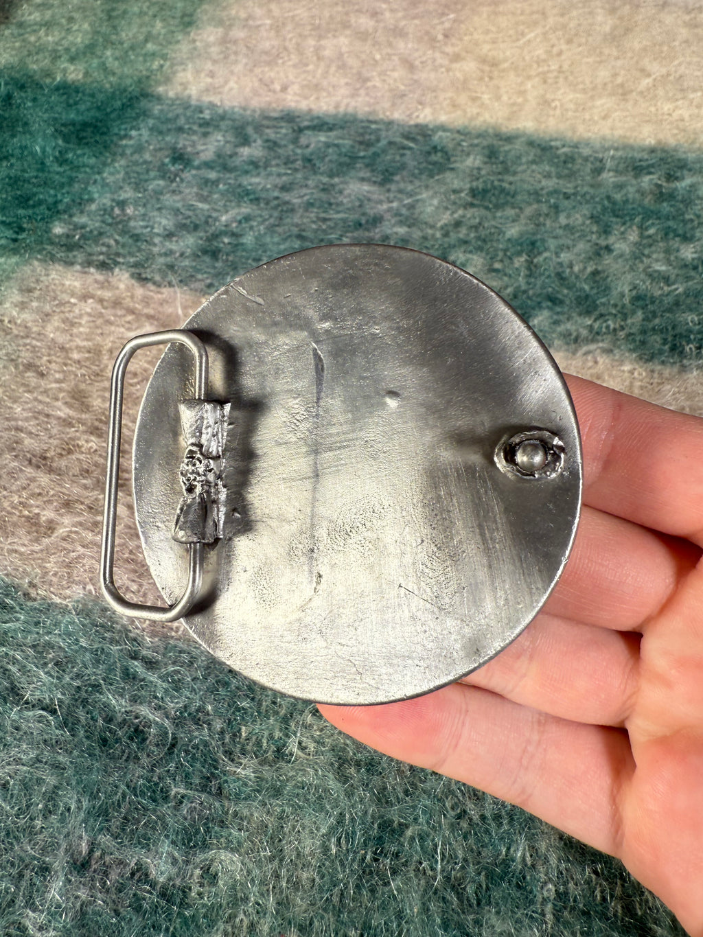 Vintage Skull Pile Resin Belt Buckle