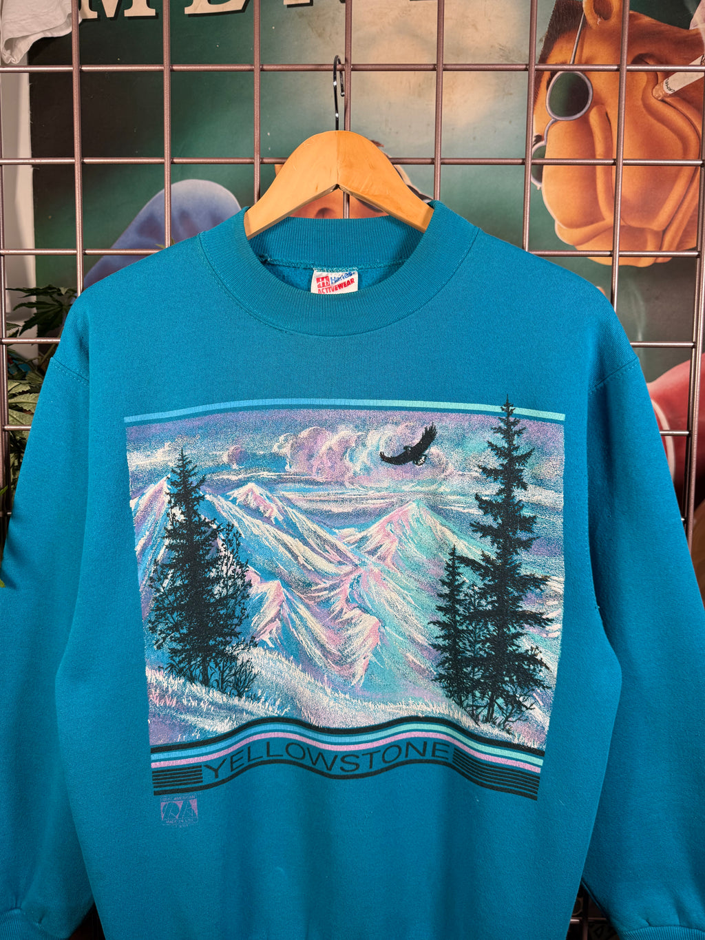 Vintage 90s Yellowstone National Park Sweatshirt(M)