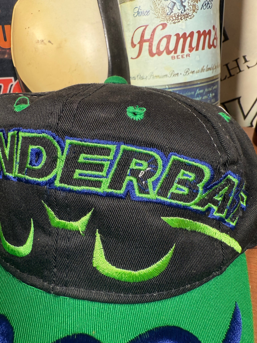 Vintage McDonalds Batman Nascar Thunderbat Youth Snapback