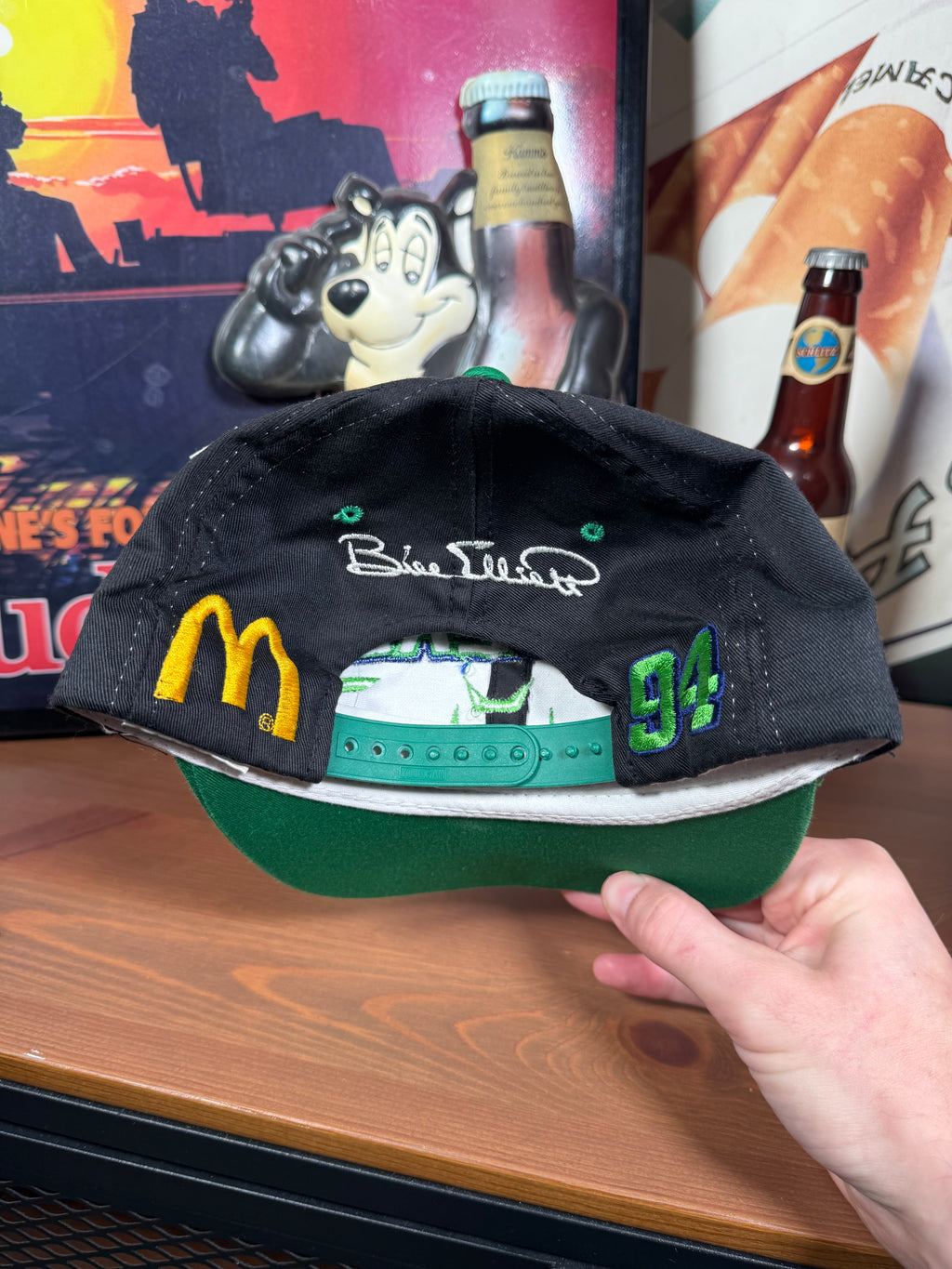 Vintage McDonalds Batman Nascar Thunderbat Youth Snapback