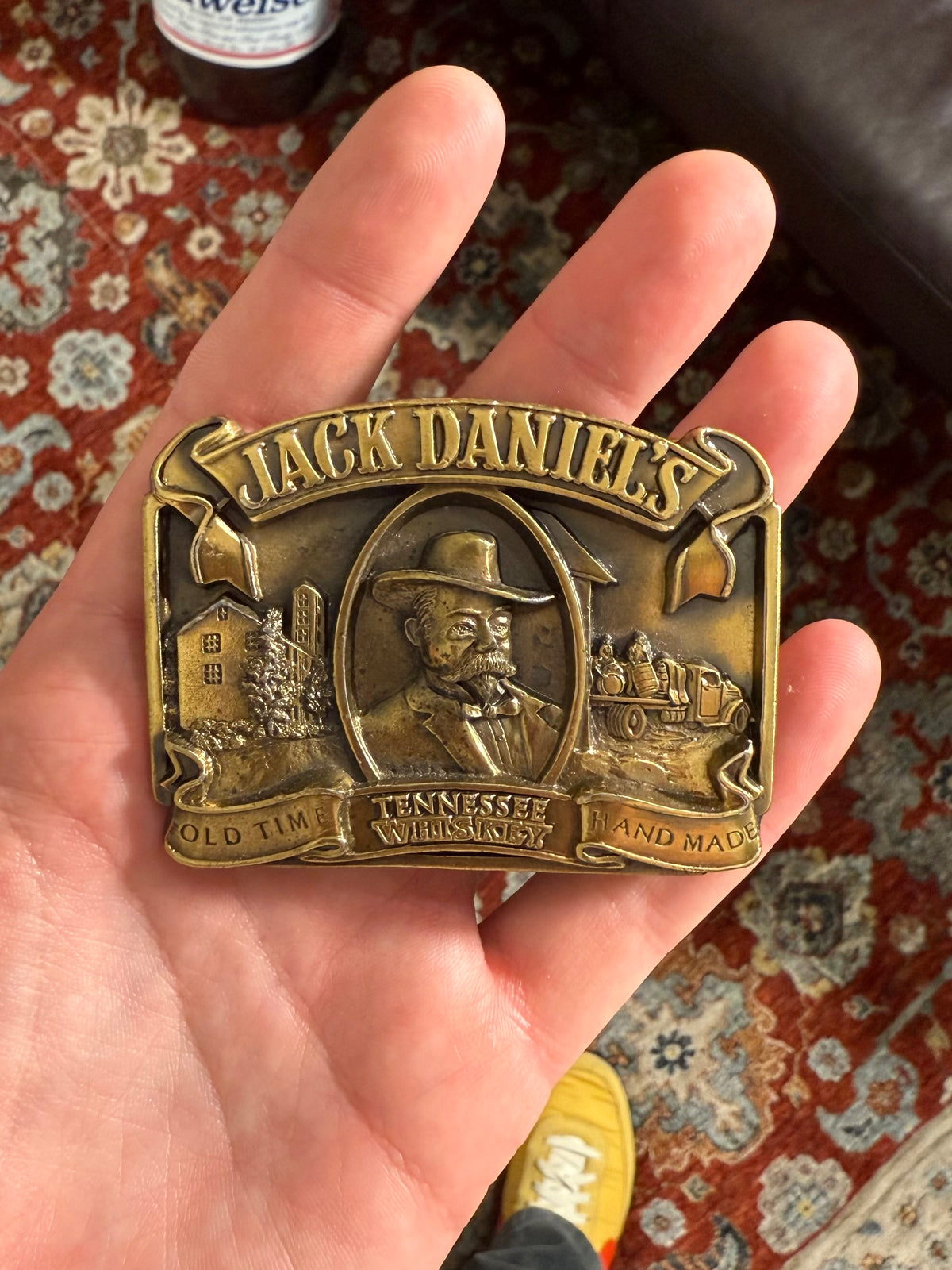 Vintage Jack Daniels Whiskey Belt Buckle
