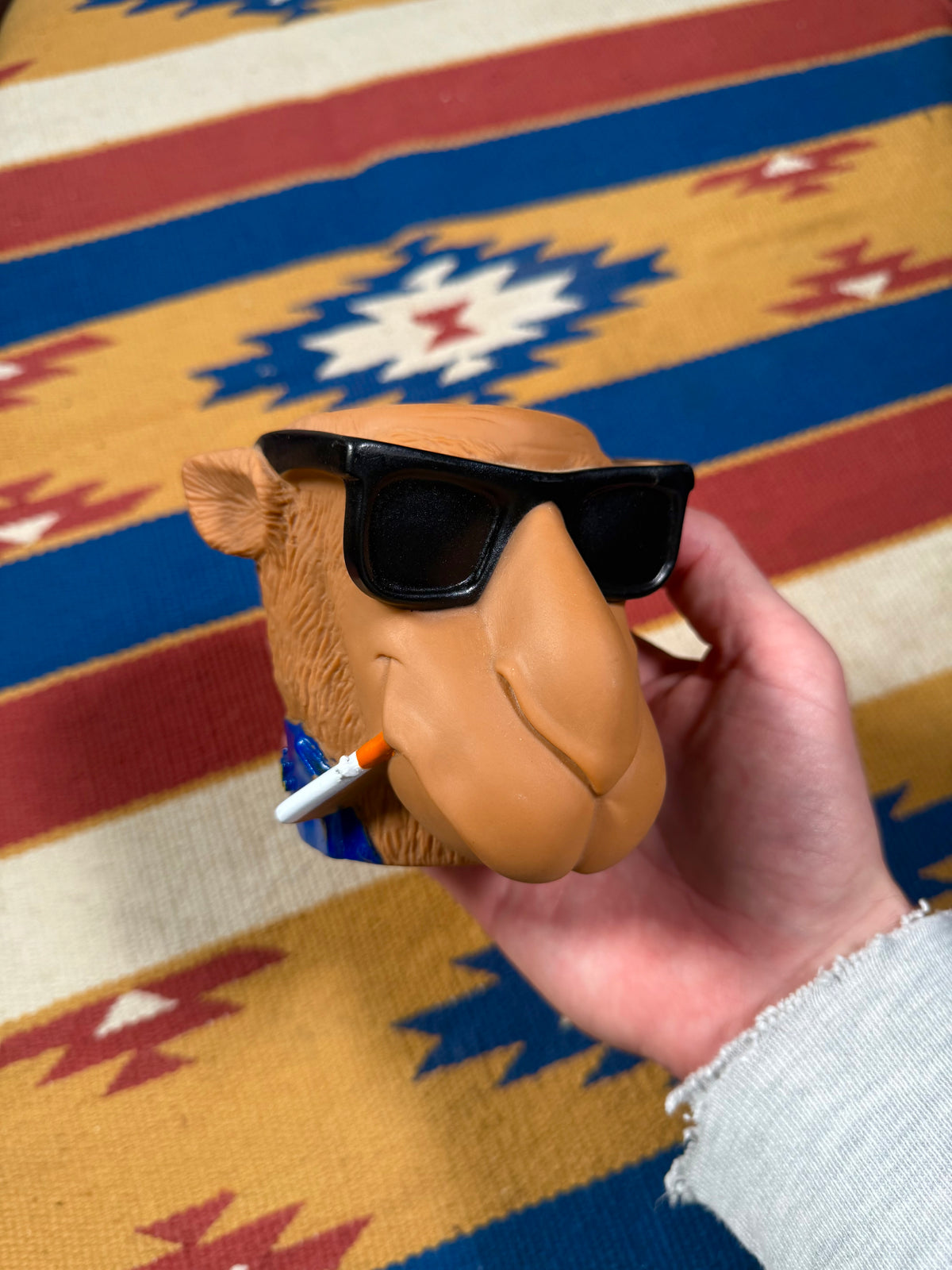 Vintage Joe Camel Head Koozie Drink Holder