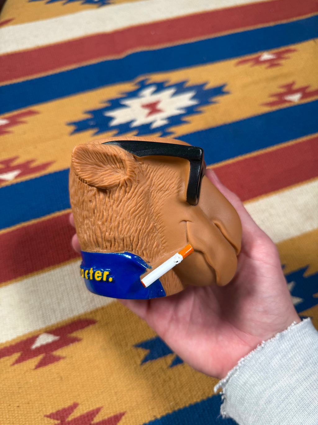 Vintage Joe Camel Head Koozie Drink Holder