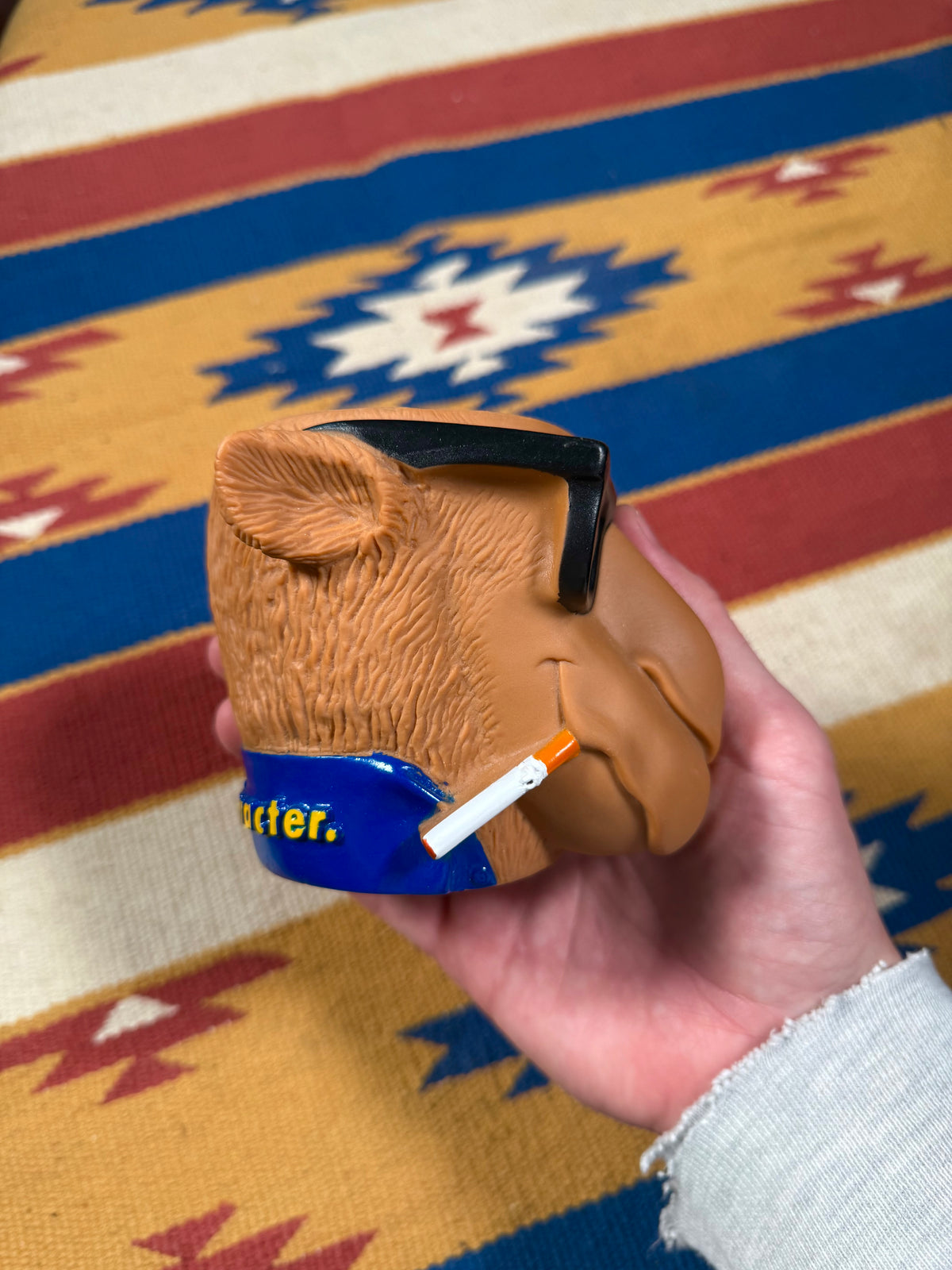 Vintage Joe Camel Head Koozie Drink Holder