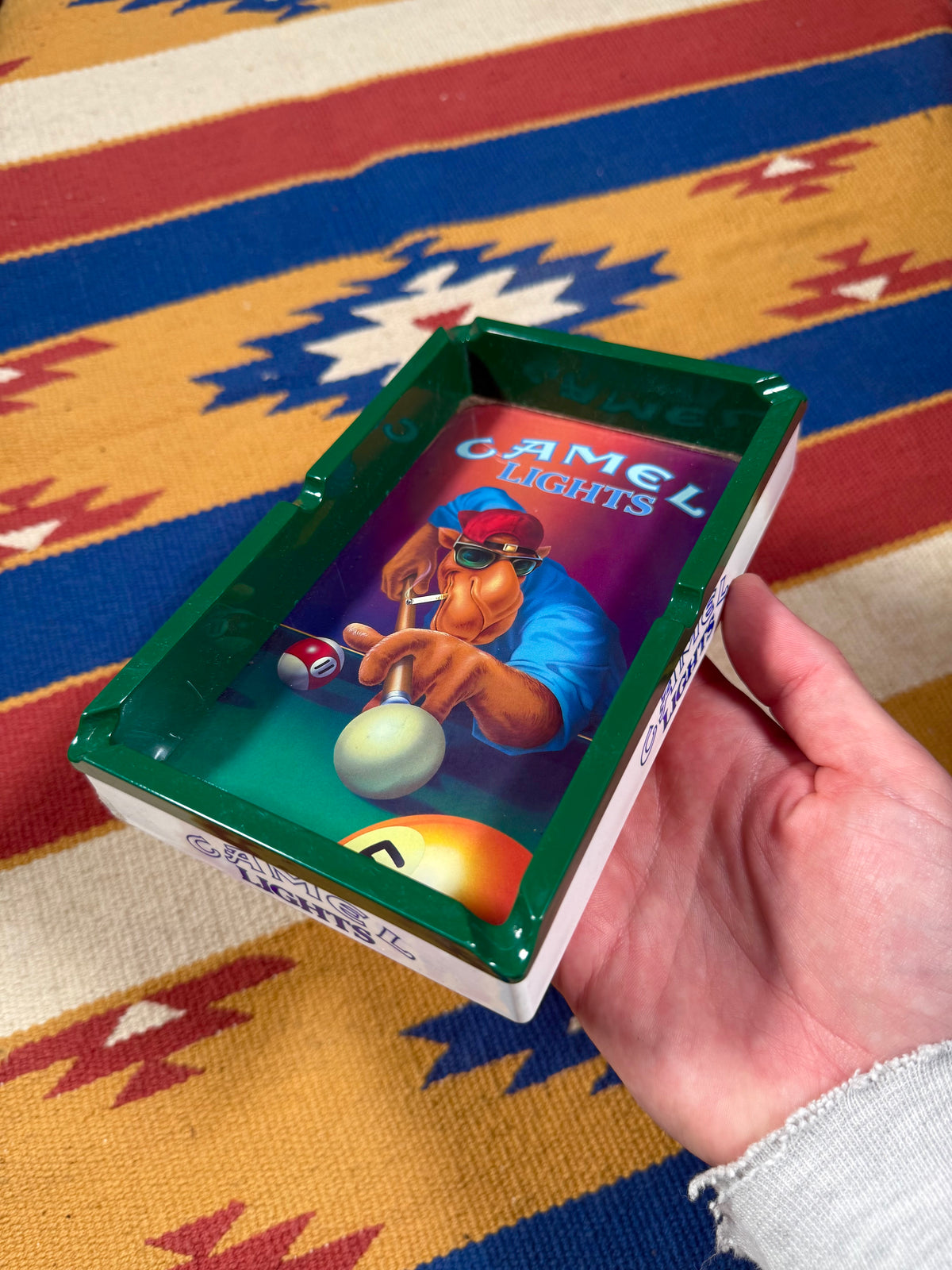 Vintage Camel Cigs Pool Table Ashtray