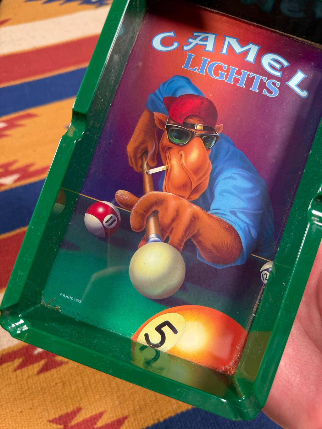 Vintage Camel Cigs Pool Table Ashtray