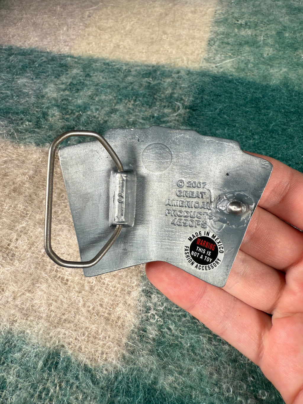 Vintage Deck of Cards Belt Buckle