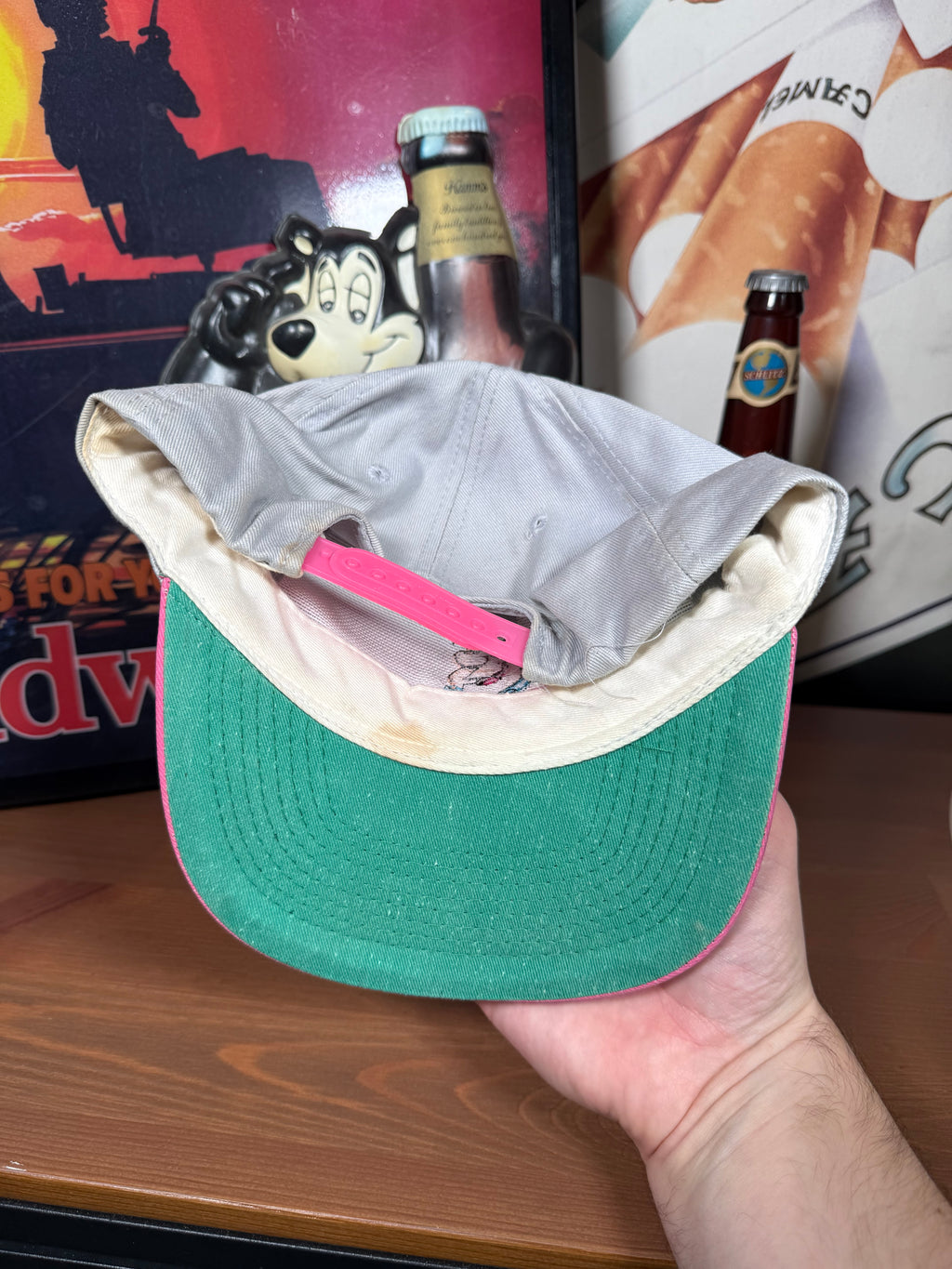 Vintage Fred Flintstone Embroidered Snapback Hat