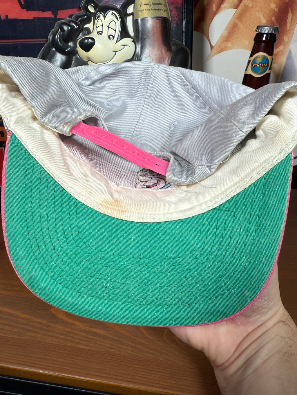 Vintage Fred Flintstone Embroidered Snapback Hat